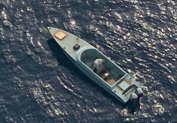File image of suspected Houthi SVBIED (boat bomb), via http://crfimmadagascar.org