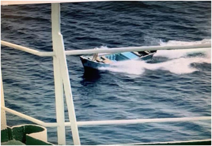 The Joint Forces Command of the Coalition to Restore Legitimacy in Yemen: Thwarting a Terrorist Attack Targeting an Oil Tanker in the Arabian Sea. Image via Saudi Press Agency